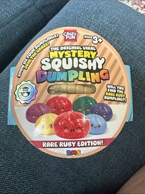 Crazy Fun Mystery Squishy Dumpling - Rare Ruby Edition